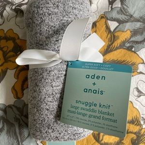 Aden + Anais Snuggle Knit Swaddle Blanket NWT